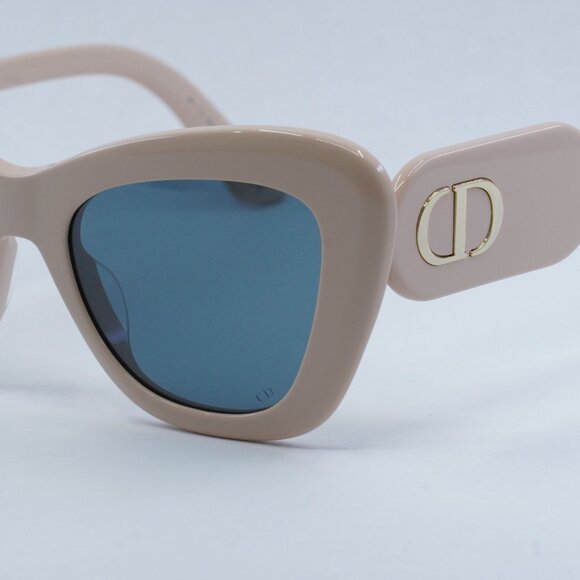 Dior DIORBOBBY B1U 40C0 Sunglasses Pink Butterfly Frame, Green Lenses main image 10